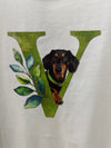 T-shirt Vicolo con cane bassotto
