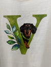 T-shirt Vicolo con cane bassotto