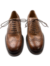 Scarpa Uomo Santoni - Francesina Stringata Brogue Rondine pelle Nocciola