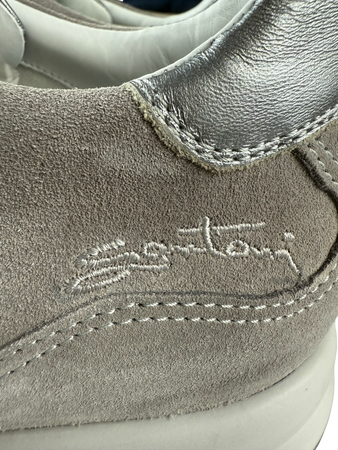 Scarpa Uomo Santoni - Sneacker Beige Made in Italy