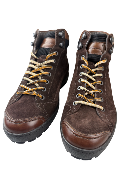 Scarpa Uomo Santoni - Scarponcino in pelle scamosciata Testa di moro