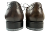 Scarpa Uomo Santoni - Oxford Stringate Brogue pelle Testa di moro