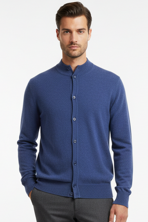 Cardigan uomo Navy Blu - Maglia con bottoni