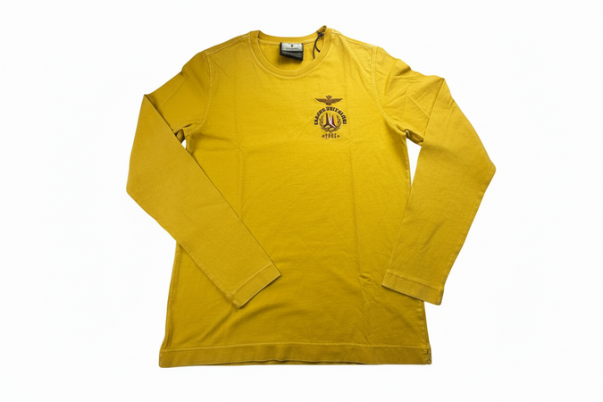 Maglia Girocollo Uomo Aeronautica Militare - 100% Cotone Made in Italy