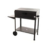 Barbecue a carbonella Polifemo griglia regolabile con ruote e tappo Made in Italy
