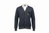 Cardigan Uomo Bob the Original Bottoni Misto Cotone Lana Merino Fango Made in Italy