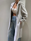 Cappotto Calotta Iimbottito lungo