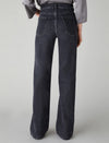 PANTALONE IN DENIM NERO