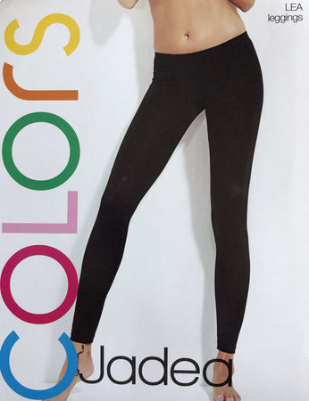 Leggings liscio donna jadea in cotone elasticizzato art lea