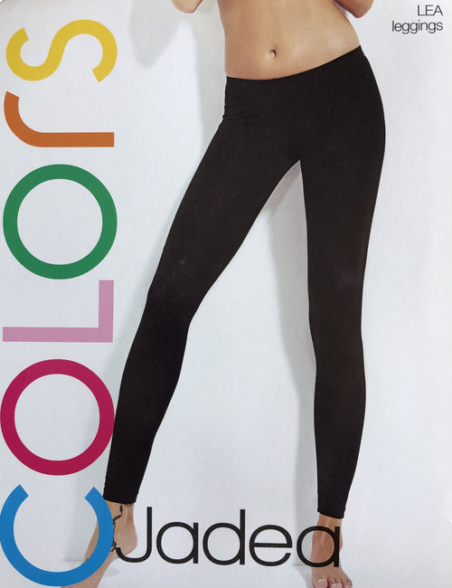 Leggings liscio donna jadea in cotone elasticizzato art lea