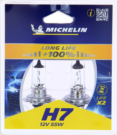 MICHELIN Life + 50% 2 H7 12V 55W