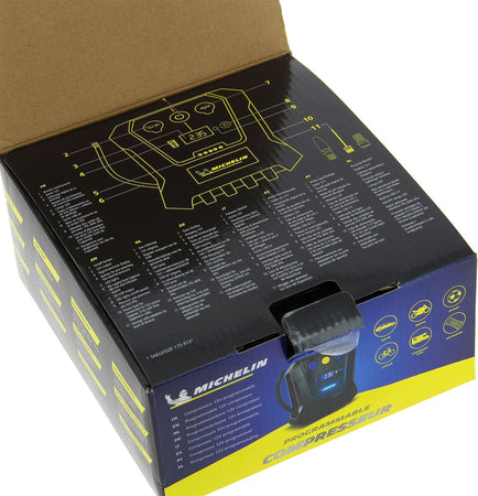 Compressore programmabile MICHELIN 12V 7 bar