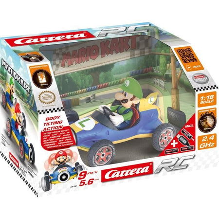 CARRERA - Mario Kart (TM) Mach 8 Luigi Telecomando Auto