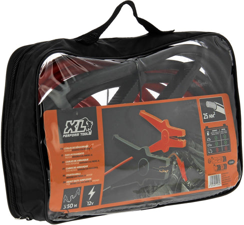 XL PERFORM TOOLS Cavi di avviamento DIN 25mm - Motore diesel 5,5l - 25mmx 3m