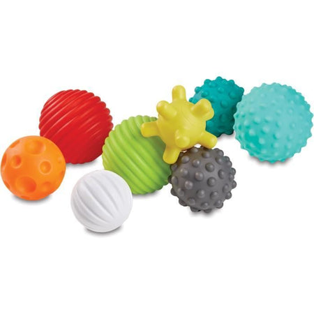 INFANTINO Senso Set di 8 palline morbide, 8 cubi sensoriali e 4 irrigatori per animali