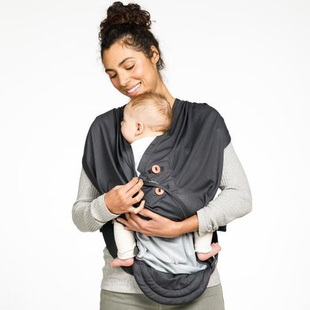 Baby Porte Infantino Hug & Cuddle - da indossare - 3-11,8 kg - Sistema della sciarpa Portage - Nascita
