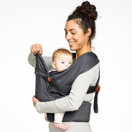 Baby Porte Infantino Hug & Cuddle - da indossare - 3-11,8 kg - Sistema della sciarpa Portage - Nascita