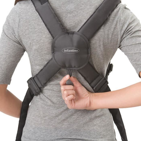 Marsupio INFANTINO - Swift - Ergonomico - Nero/Blu - Per Bambini da 0 a 24 mesi