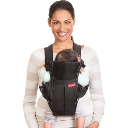 Marsupio INFANTINO - Swift - Ergonomico - Nero/Blu - Per Bambini da 0 a 24 mesi