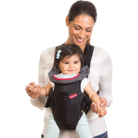 Marsupio INFANTINO - Swift - Ergonomico - Nero/Blu - Per Bambini da 0 a 24 mesi