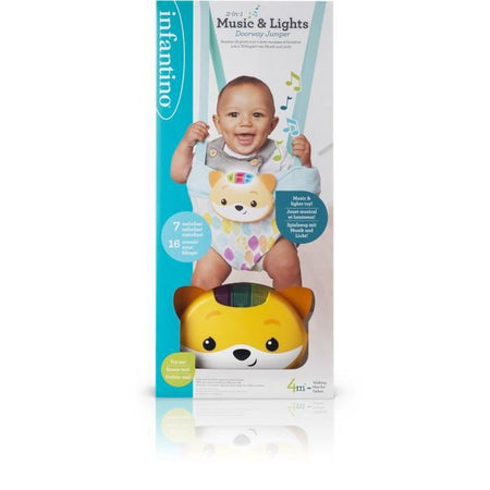 Saltaporta - INFANTINO - 303117 - 2 in 1 Volpe - Suoni e luci