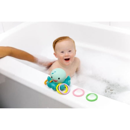 Gioco da bagno - INFANTINO - Polpo da bagno luminoso con anelli