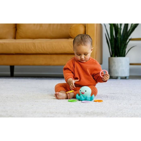 Gioco da bagno - INFANTINO - Polpo da bagno luminoso con anelli
