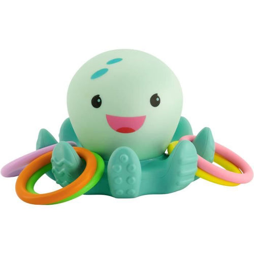 Gioco da bagno - INFANTINO - Polpo da bagno luminoso con anelli