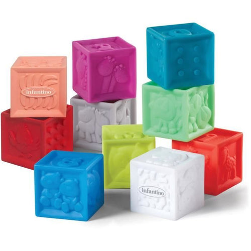 INFANTINO Borsa in vinile 10 cubi sensoriali