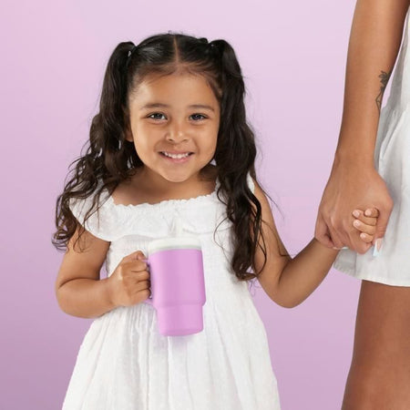 La mia prima tazza - INFANTINO - Silicone - Lilla malva