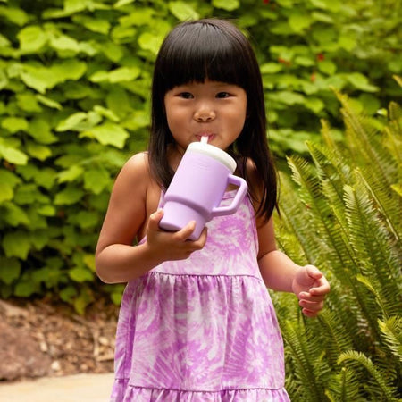 La mia prima tazza - INFANTINO - Silicone - Lilla malva