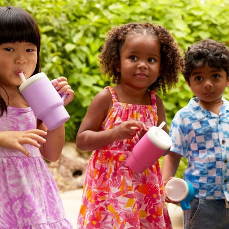 La mia prima tazza - INFANTINO - Silicone - Lilla malva