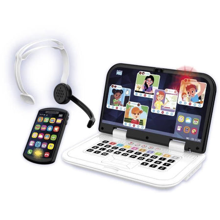 Kit di telelavoro - KD - Il mio primo kit di telelavoro - Effetti di luce e suoni realistici per 18 mesi