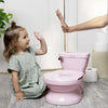 INGENUITY Mini WC per bambine con riduttore per WC per bambini incluso, scarico musicale