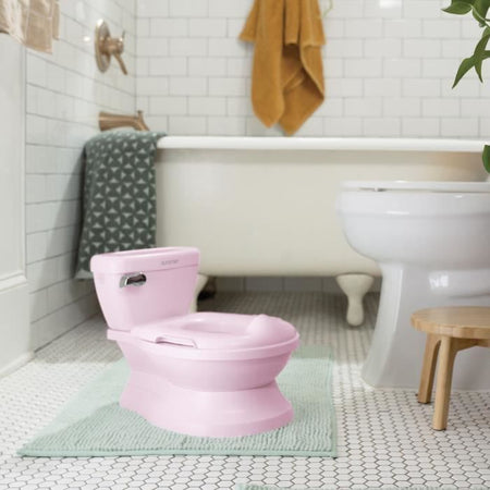 INGENUITY Mini WC per bambine con riduttore per WC per bambini incluso, scarico musicale