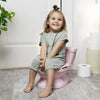 INGENUITY Mini WC per bambine con riduttore per WC per bambini incluso, scarico musicale