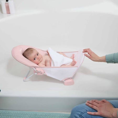 INGENUITY Seggiolino da bagno pieghevole per bambina, rosa