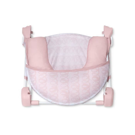 INGENUITY Seggiolino da bagno pieghevole per bambina, rosa
