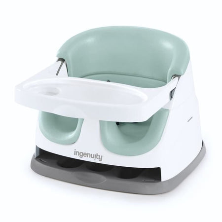 INGENUITY rialzo 2 in 1 con vassoio portaoggetti integrato, nebbia, a partire da 6 mesi