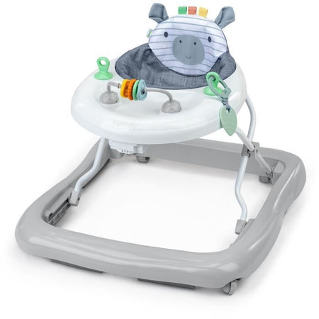 Girello con attività - INGENUITY - Collezione Chambray - Schienale comodo e imbottito - 3 altezze - Pieghevole