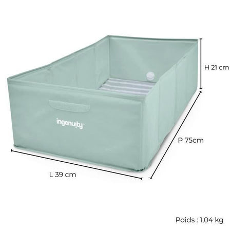 Vasca da bagno pieghevole per neonati - INGENUITY - Portatile - Rivestimento impermeabile - Facile da pulire