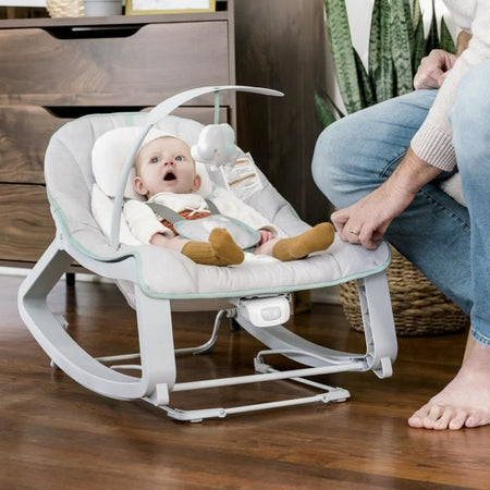 Sdraietta INGENUITY 3in1 Keep Cozy - Tessitore, vibrazioni lenitive, 2 posizioni reclinabili, fino a 18 chili