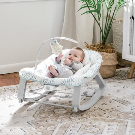 Sdraietta INGENUITY 3in1 Keep Cozy - Abete rosso, vibrazioni lenitive, 2 posizioni reclinabili, fino a 18 chili
