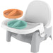 Sedile didattico - INGENUITY - Piatto Twist & Dine - Seggiolino rialzato - Bambini da 6 mesi a 3 anni - Arancione e blu