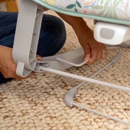 INGENUITY Keep Cozy 3 in 1 Baby Rocker - Arcobaleno tropicale - 3 posizioni: arco con giocattoli rimovibili, fino a 18 kg
