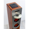 Tour lettore CD INOVALLEY HP34-CD-WOOD - Bluetooth - 100 W - USB - Legno e grigio