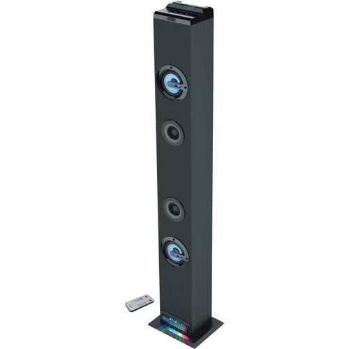 Torre audio Bluetooth - INOVAALLEY - HP58BTH - 60W - Bluetooth V4.1 - Luci - FM - AUX-IN - Supporto rimovibile - Telecomando incluso