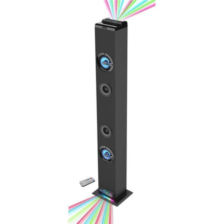 Torre audio Bluetooth - INOVAALLEY - HP58BTH - 60W - Bluetooth V4.1 - Luci - FM - AUX-IN - Supporto rimovibile - Telecomando incluso