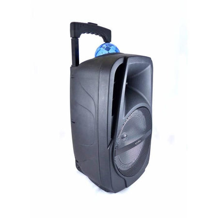 INOVALLEY KA116BOWL - Altoparlante luminoso Bluetooth 450W - Funzione karaoke - Sfera caleidoscopio LED multicolore - Porta USB