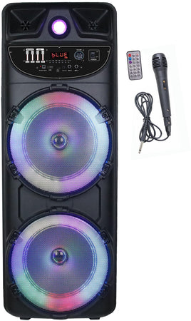 Altoparlante luminoso per karaoke - INOVALLEY - MS02-XXL-N - Bluetooth 5.0 - 1000W